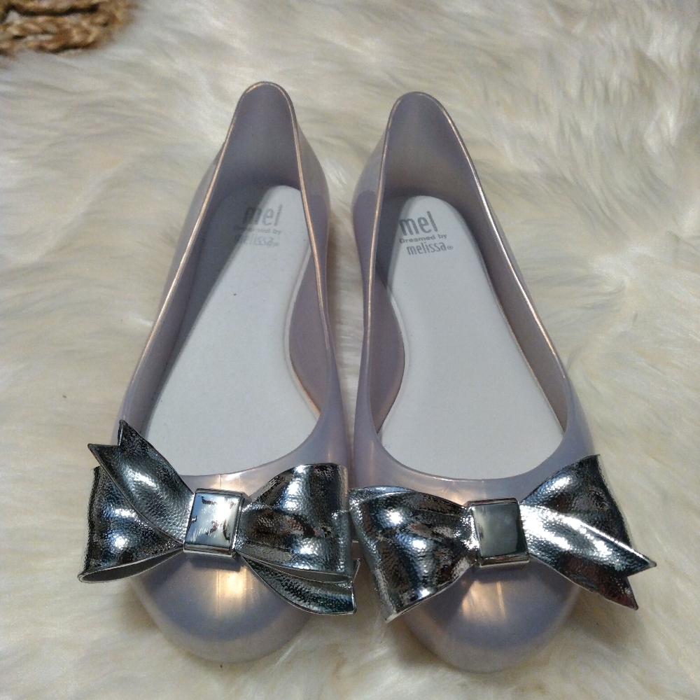 Mini Melissa Mel space love ll ballet flats NWOT